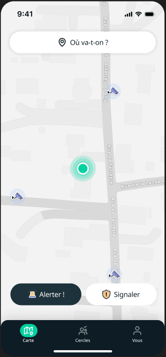 Wayfe App - Sécurisez vos trajets